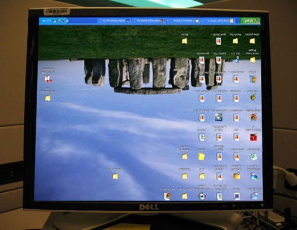 Upside Down Monitor