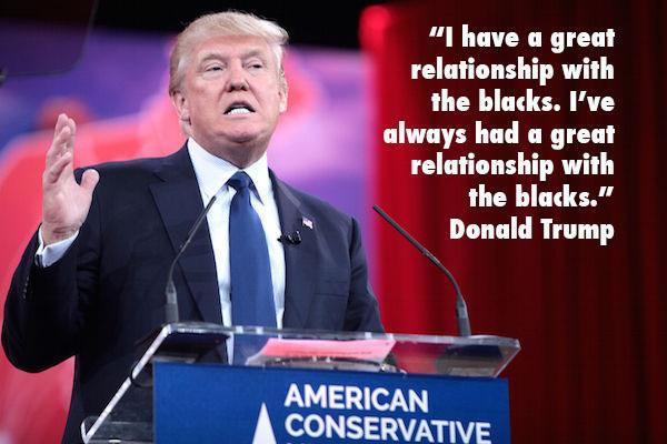 Donald Trump The Blacks Copy