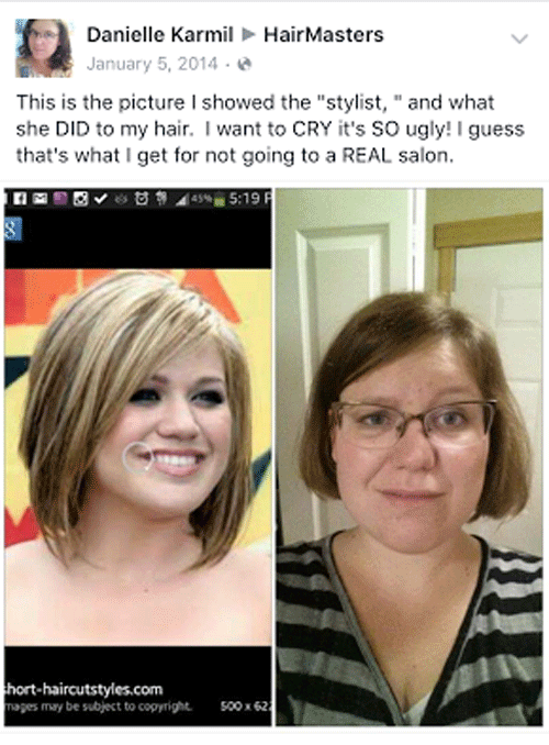 Crying Haircut Disaster