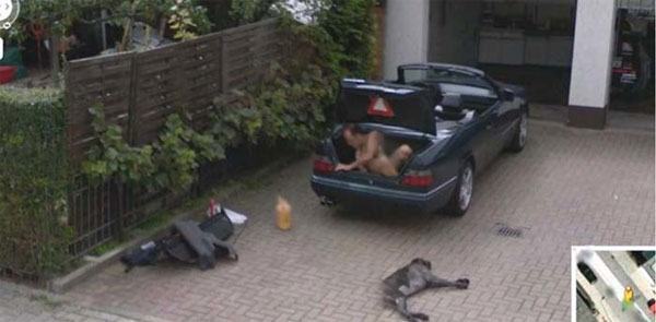 Naked Man In Trunk