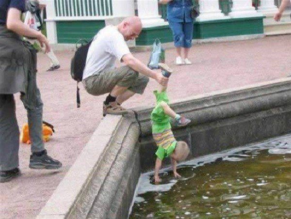 Children In Danger Dangling Kid