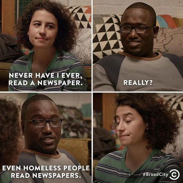 Newspapers Broad City