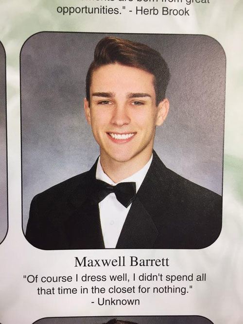 In The Closet Senior Quote