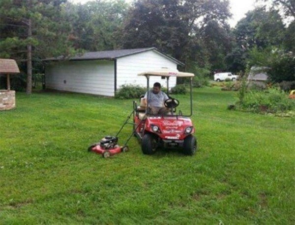 Mowing The Lawn