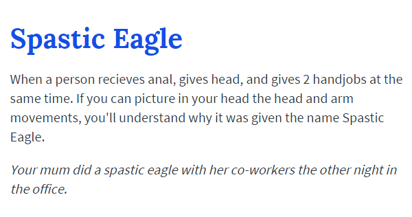 Spastic Eagle