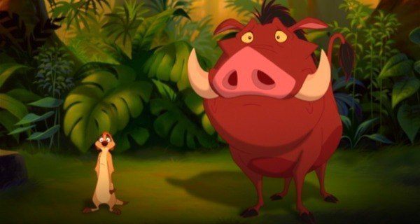 Sad Timon And Pumbaa