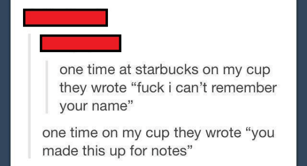 Starbucks Names