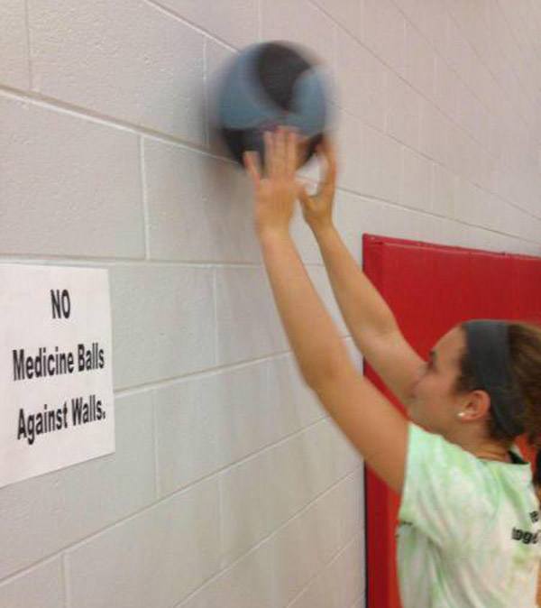 Ball On Wall