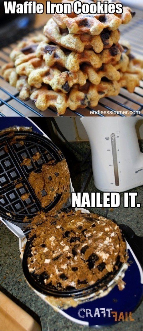 Waffle Iron Cookies