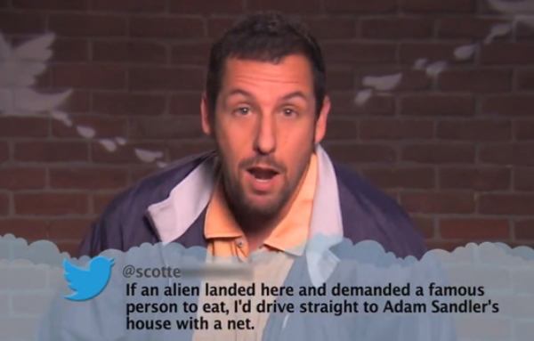 Adam Sandler Mean Tweet