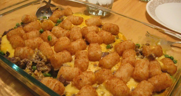 Hamburger Tot Casserole