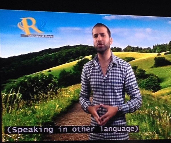 Other Language Caption Fails