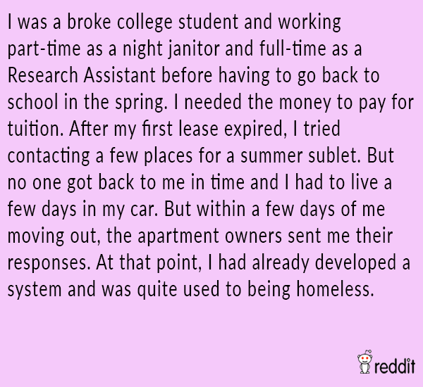 Broke College Student