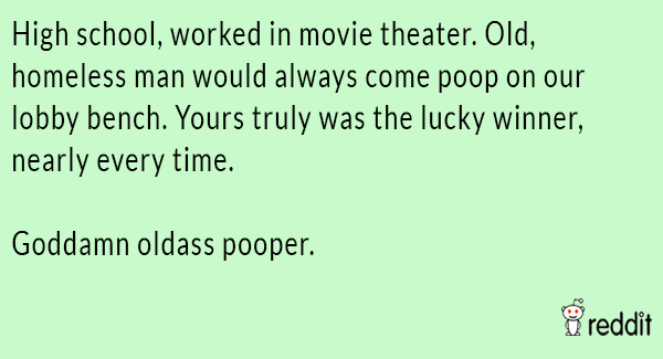 Movie Theater Pooper