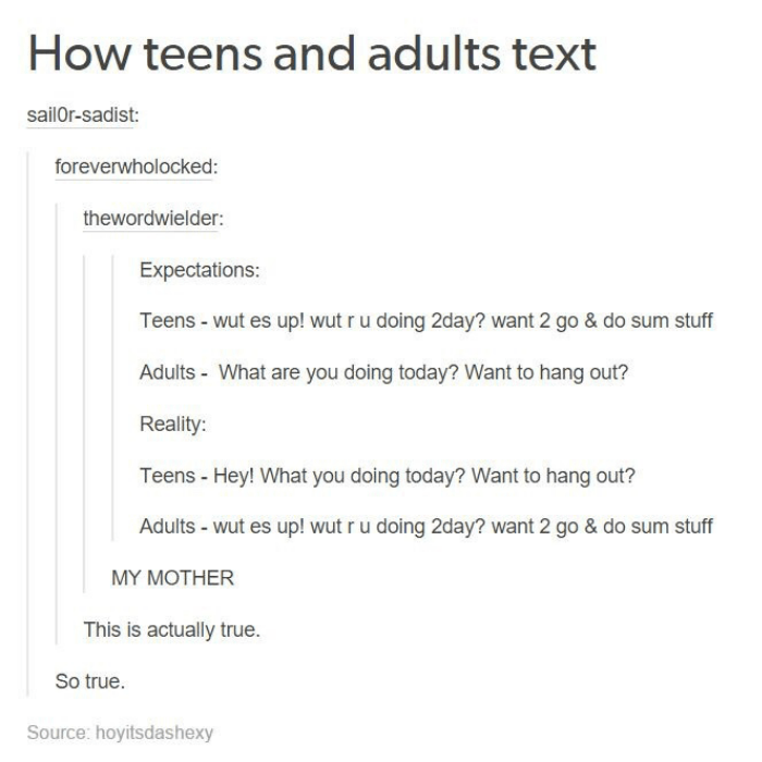 Texting