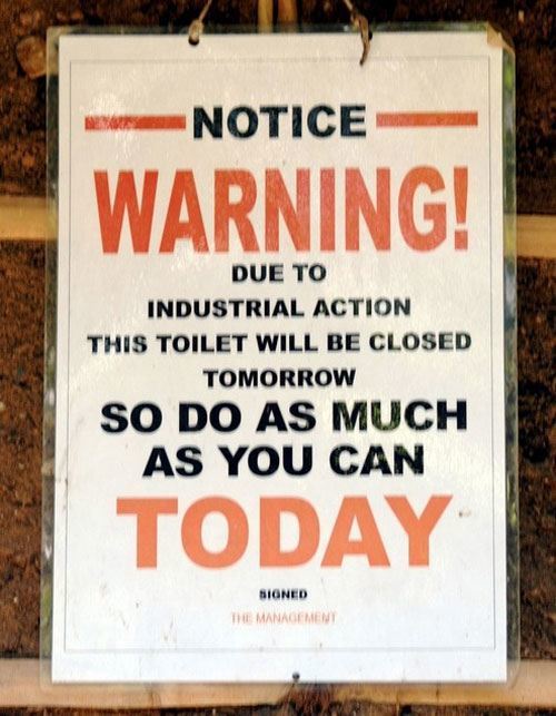 Toilet Sign