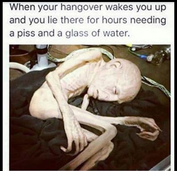 Alien Hungover