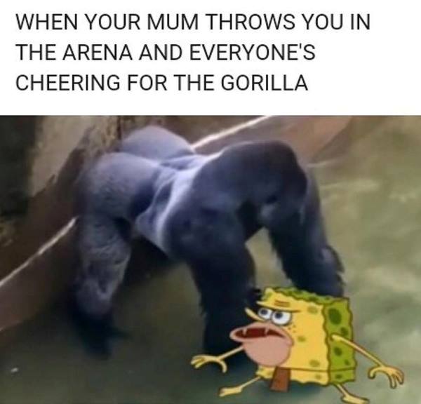 Caveman Harambe Meme