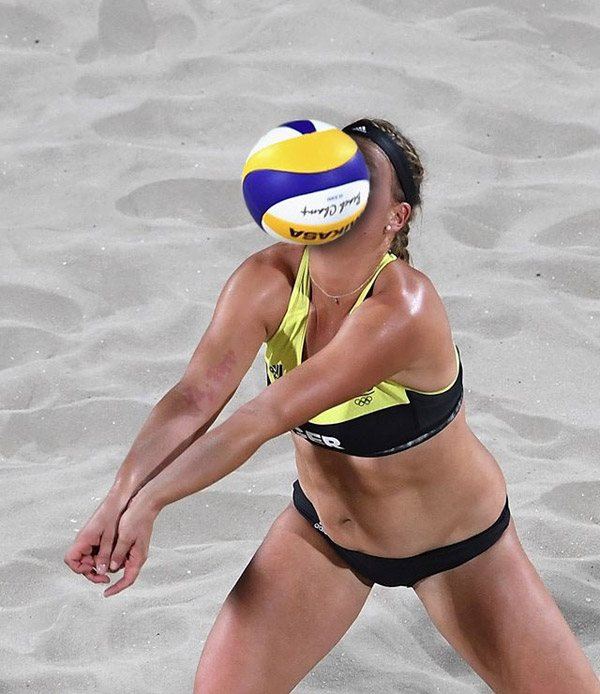 German Beach Volleyball Fail