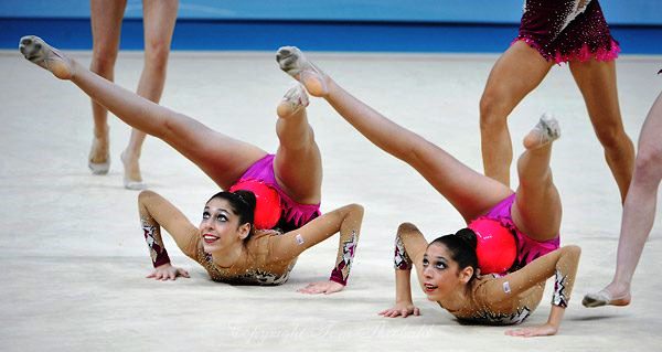 Gymnasts Pose