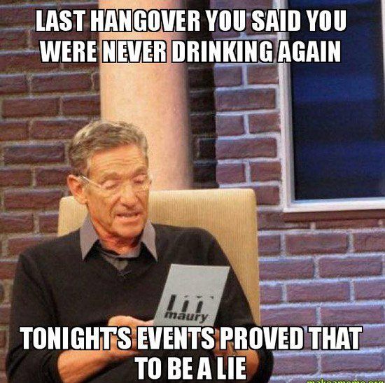 Maury Meme Drinking Again