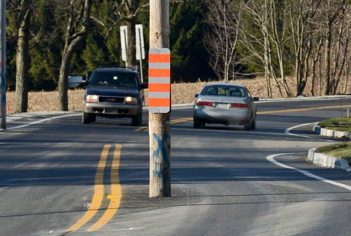 Pole In Road