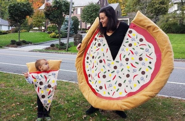 Parent Child Pizza And Its Slice