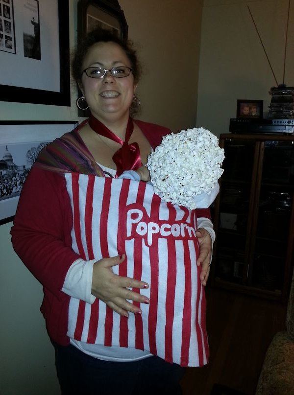 Popcorn Vendor Mom Selling Baby Popcorns