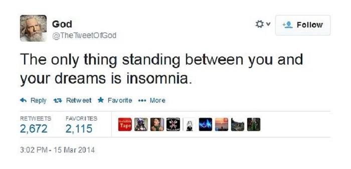 Insomnia God Funny