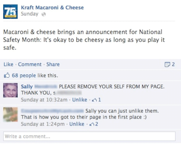 Kraft Facebook