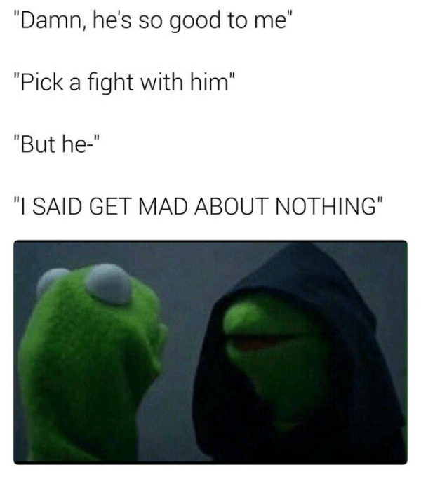 Pick A Fight Evil Kermit