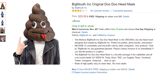 Poo Mask