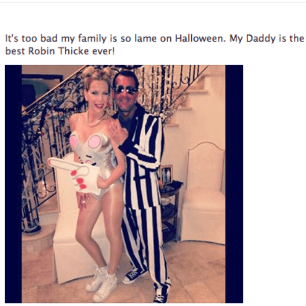 Robin Thicke Halloween