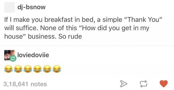 Breakfast In Bed