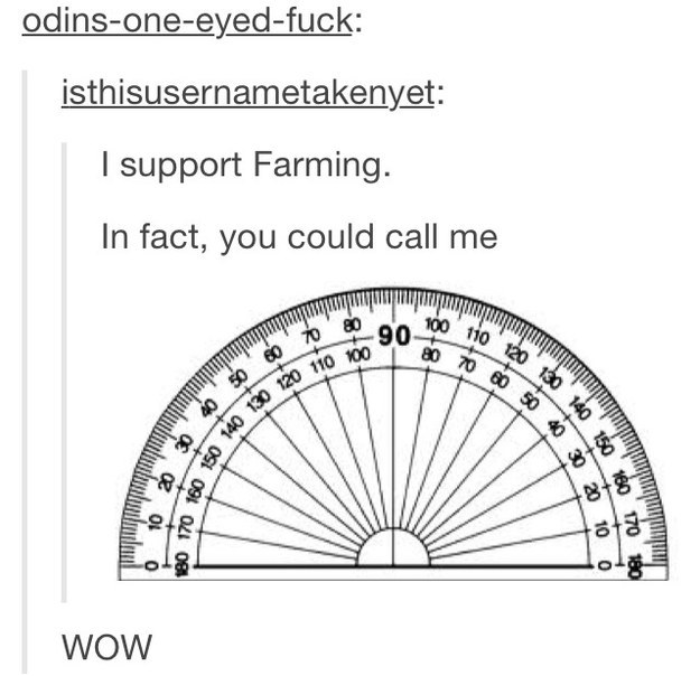 Protractor Joke