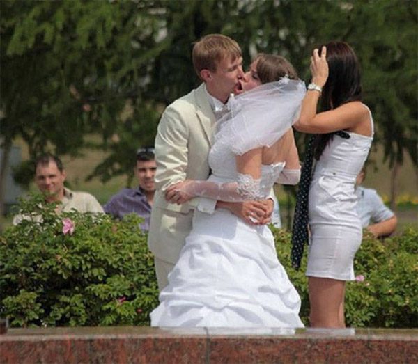 Reluctant Bride Kiss