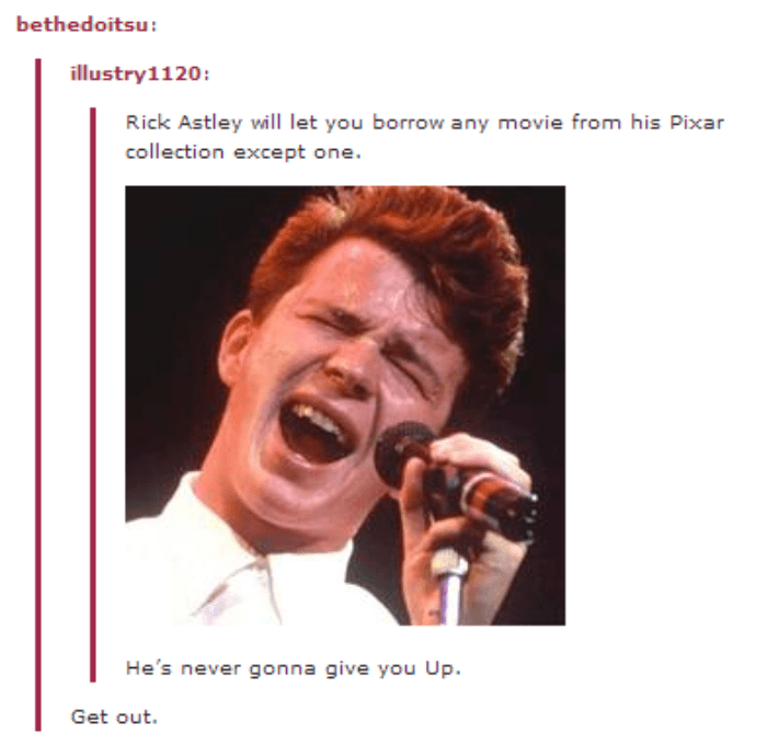 Rick Astley Tumblr