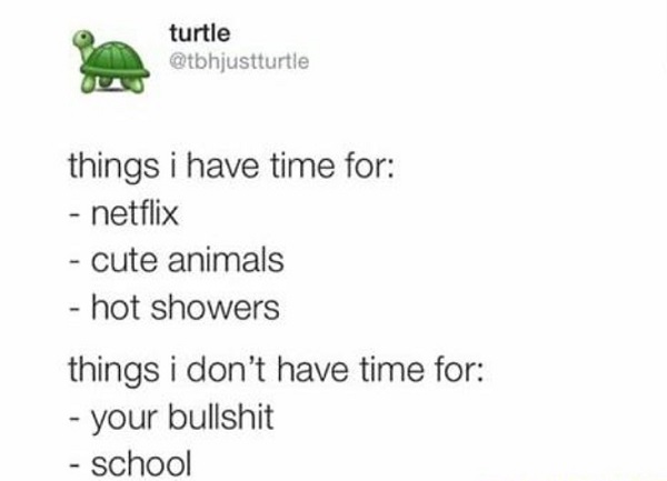 Things I Have Time For
