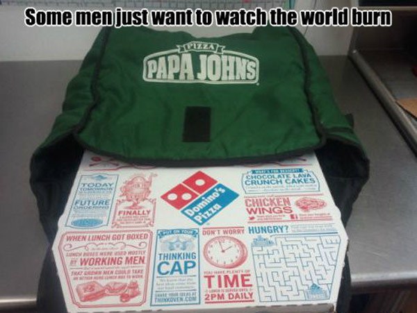 Papa Johns Dominos