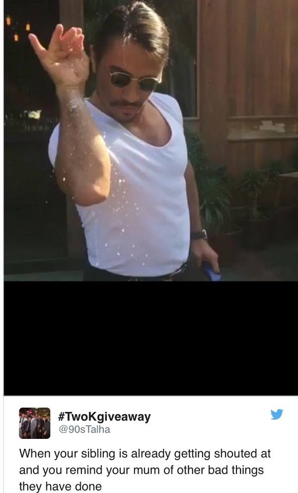 Salt Bae Memes Siblings Getting Yelled At