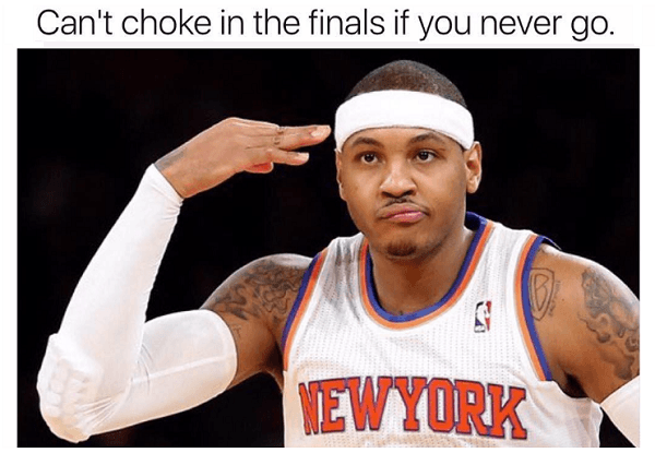 Carmelo Anthony Roll Safe Memes