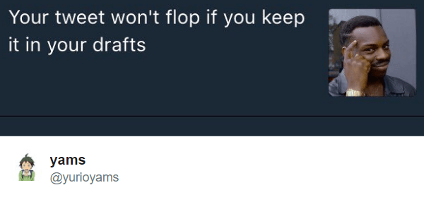 Keep Your Tweet In Drafts