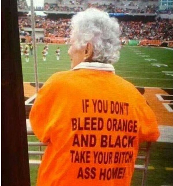 Orange Black Bleed