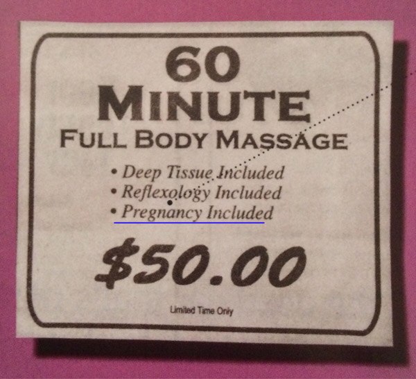 Pregnant Massage