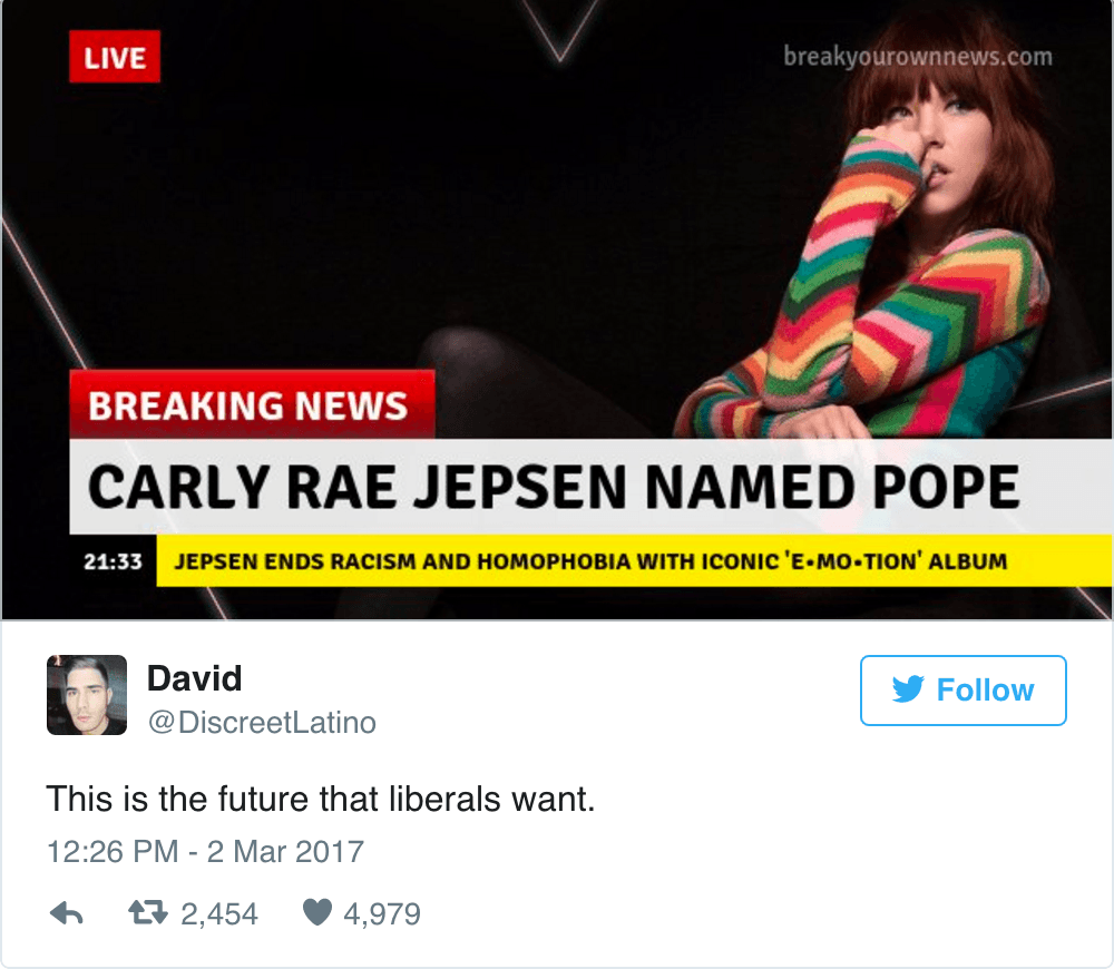 Liberals Want Carly Rae