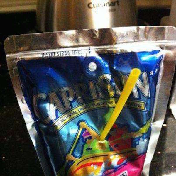 Capri Sun Hole