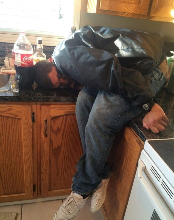 Kitchen Counter Yoga