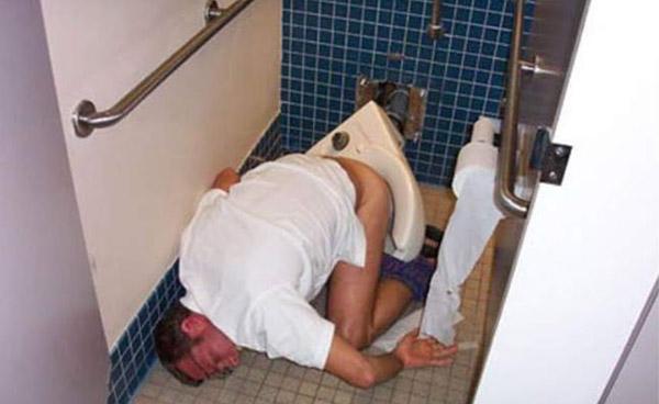 Toilet Napper Irish Yoga Poses