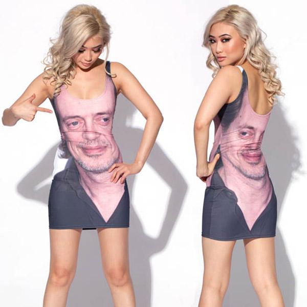 Steve Buscemi Dress Front Back