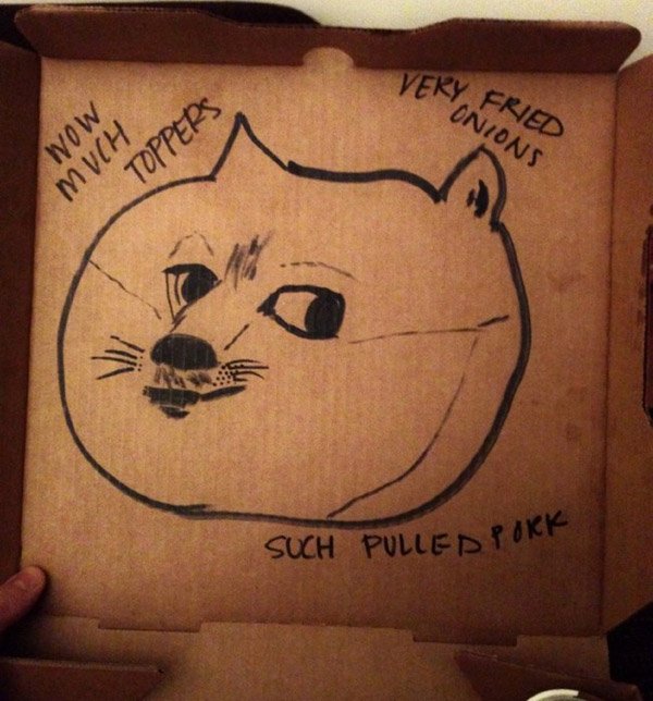 Doge On A Pizza Box